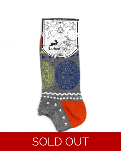 M/L Hop Hare Bamboo Socks Low (7.5-11.5) - Flowers of Life